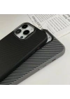 Apple iPhone 14 Kılıf M-safe Şarj Özellikli Karbon Fiber Görünümlü Zore Troy Kapak