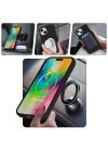 Apple iPhone 14 Kılıf M-safe Şarj Özellikli Standlı Zore Samara Kapak