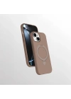 Apple iPhone 14 Kılıf M-safe Şarj Özellikli Standlı Zore Samara Kapak