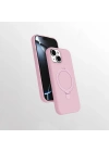 Apple iPhone 14 Kılıf M-safe Şarj Özellikli Standlı Zore Samara Kapak