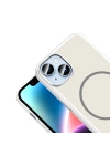 Apple iPhone 14 Kılıf M-Safe Şarj Özellikli Zore Lora PC Kapak