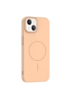 Apple iPhone 14 Kılıf M-safe Şarj Özellikli Zore Ruby Sert Kapak