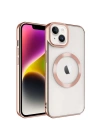 Apple iPhone 14 Kılıf M-safe Wireless Şarj Özellikli Zore Setro Silikon