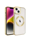 Apple iPhone 14 Kılıf M-safe Wireless Şarj Özellikli Zore Setro Silikon