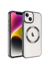Apple iPhone 14 Kılıf M-safe Wireless Şarj Özellikli Zore Setro Silikon