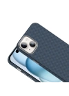 Apple iPhone 14 Kılıf M-safe Şarj Özellikli Karbon Fiber Görünümlü Zore Gros Kapak