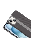 Apple iPhone 14 Kılıf M-safe Şarj Özellikli Karbon Fiber Görünümlü Zore Gros Kapak