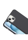 Apple iPhone 14 Kılıf M-safe Şarj Özellikli Karbon Fiber Görünümlü Zore Gros Kapak