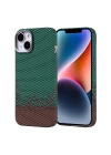 Apple iPhone 14 Kılıf M-safe Şarj Özellikli Karbon Fiber Görünümlü Zore Nekst Kapak