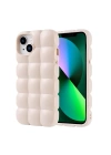 Apple iPhone 14 Kılıf Parlak Esnek Silikon Zore Dom Dom Kapak