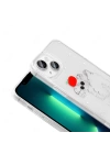 Apple iPhone 14 Kılıf Şeffaf Figürlü Zore Folk Sert Kapak