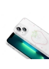 Apple iPhone 14 Kılıf Şeffaf Figürlü Zore Folk Sert Kapak