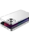 Apple iPhone 14 Kılıf Şeffaf Sert PC Zore Vayt Kapak