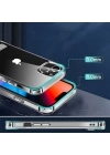 Apple iPhone 14 Kılıf Standlı Şeffaf Silikon Zore L-Stand Kapak