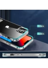 Apple iPhone 14 Kılıf Standlı Şeffaf Silikon Zore L-Stand Kapak