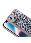 Apple iPhone 14 Kılıf Taşlı ve Simli Tasarım Zore Azra Kapak