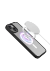 Apple iPhone 14 Kılıf Wireless Şarj Özellikli Zore Hibrit M-safe Kapak