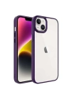 Apple iPhone 14 Kılıf Zore Krom Kapak