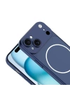 Apple iPhone 14 Kılıf Zore M-Safe Şarj Özellikli Kamera Korumalı Spark Kapak