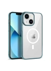Apple iPhone 14 Kılıf Zore Wireless Şarj Özellikli Pixel M-safe Kapak