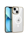 Apple iPhone 14 Kılıf Zore Wireless Şarj Özellikli Pixel M-safe Kapak