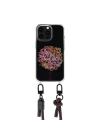 Apple iPhone 14 Plus Kılıf Kajsa Missy And Match Şeffaf Desenli İp Askılı Kapak