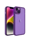 Apple iPhone 14 Plus Kılıf Kamera Korumalı Transparan Zore Post Kapak