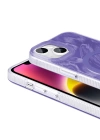 Apple iPhone 14 Plus Kılıf M-safe Şarj Özellikli Fırça Boya Desenli Zore Palet Kapak