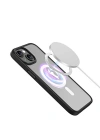 Apple iPhone 14 Plus Kılıf Wireless Şarj Özellikli Zore Hibrit M-safe Kapak