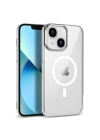 Apple iPhone 14 Plus Kılıf Zore Wireless Şarj Özellikli Pixel M-safe Kapak