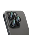 Apple iPhone 14 Pro CaseWorld Alloy Serisi Oleofobik Anti Reflective Kamera Lens Koruyucu