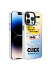 Apple iPhone 14 Pro Kılıf Desenli Zore Dragon Sert Kapak