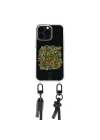 Apple iPhone 14 Pro Kılıf Kajsa Missy And Match Şeffaf Desenli İp Askılı Kapak