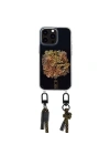 Apple iPhone 14 Pro Kılıf Kajsa Missy And Match Şeffaf Desenli İp Askılı Kapak