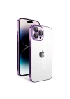 Apple iPhone 14 Pro Kılıf Kamera Korumalı Renkli Çerçeveli Zore Garaj Kapak