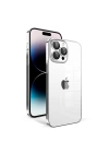 Apple iPhone 14 Pro Kılıf Kamera Korumalı Renkli Çerçeveli Zore Garaj Kapak