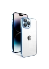 Apple iPhone 14 Pro Kılıf Kamera Korumalı Renkli Çerçeveli Zore Garaj Kapak