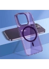 Apple iPhone 14 Pro Kılıf M-safe Şarj Özellikli Sert PC Zore Fuya Kapak