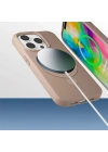 Apple iPhone 14 Pro Kılıf M-safe Şarj Özellikli Standlı Zore Samara Kapak