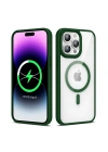 Apple iPhone 14 Pro Kılıf M-safe Wireless Şarj Özellikli Silikon Zore Ege Kapak