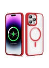 Apple iPhone 14 Pro Kılıf M-safe Wireless Şarj Özellikli Silikon Zore Ege Kapak