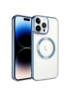 Apple iPhone 14 Pro Kılıf M-safe Wireless Şarj Özellikli Zore Setro Silikon