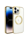 Apple iPhone 14 Pro Kılıf M-safe Wireless Şarj Özellikli Zore Setro Silikon