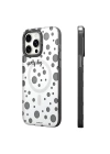 Apple iPhone 14 Pro Kılıf Magsafe Şarj Özellikli Polka Dot Desenli Youngkit Spots Serisi Kapak