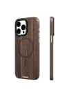 Apple iPhone 14 Pro Kılıf Magsafe Şarj Özellikli Sararmaya Dayanıklı Youngkit Wood Forest Serisi Kapak