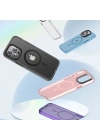Apple iPhone 14 Pro Kılıf Mat Arka Yüzey Wireless Şarj Özellikli Zore Locik Kapak