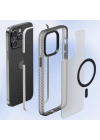 Apple iPhone 14 Pro Kılıf Mat Arka Yüzey Wireless Şarj Özellikli Zore Locik Kapak