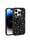 Apple iPhone 14 Pro Kılıf Parlak Taşlı Tasarım Zore Pırlanta Kapak