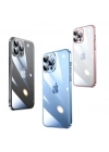 Apple iPhone 14 Pro Kılıf Sert PC Renkli Çerçeveli Zore Riksos Kapak