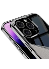 Apple iPhone 14 Pro Kılıf Ultra İnce Kamera Korumalı PC + Deri Arka Yüzey Zore X-Pro Kapak